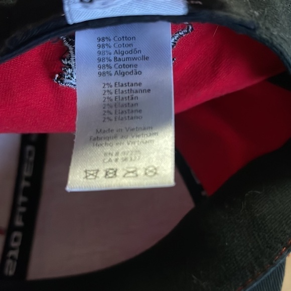 Red Bull Fighters Baseball Cap Premium Fitted 210 In Red Limited Edition - Picture 7 of 8